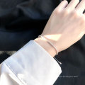 Fashion Simple Jewelry S925 Silver Full Star Shinning Chain Bracelet